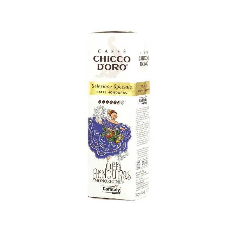 Chicco D'Oro capsules Caffitaly System Caffé Honduras Kaffee – Diverse Kaffeekapseln/Kaffeepads – braun