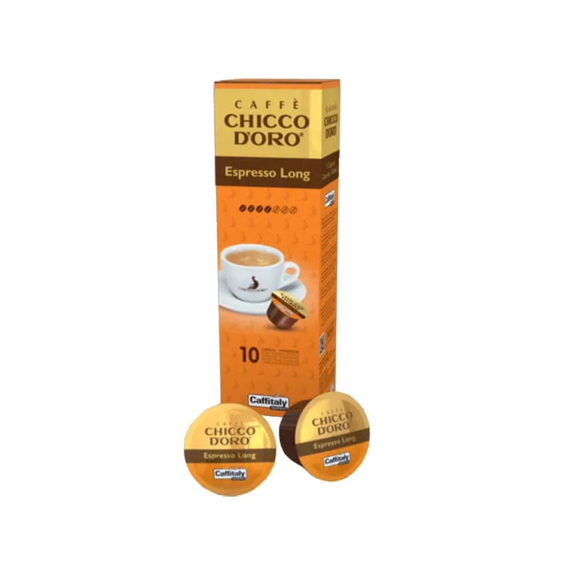 CHICCO D'ORO Kaffee Caffitaly 802031 Espresso Long 10 St&uuml;ck