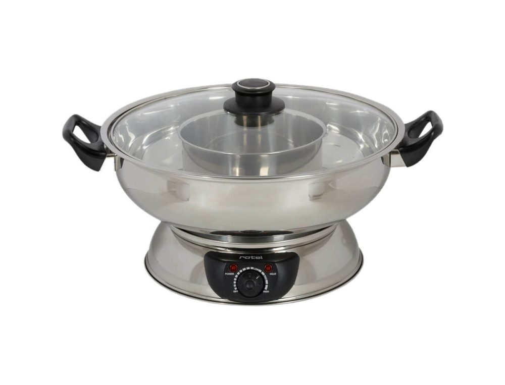 Rotel MONGOLPOT1812CH Mongolentopf – Fondue Set – chrom