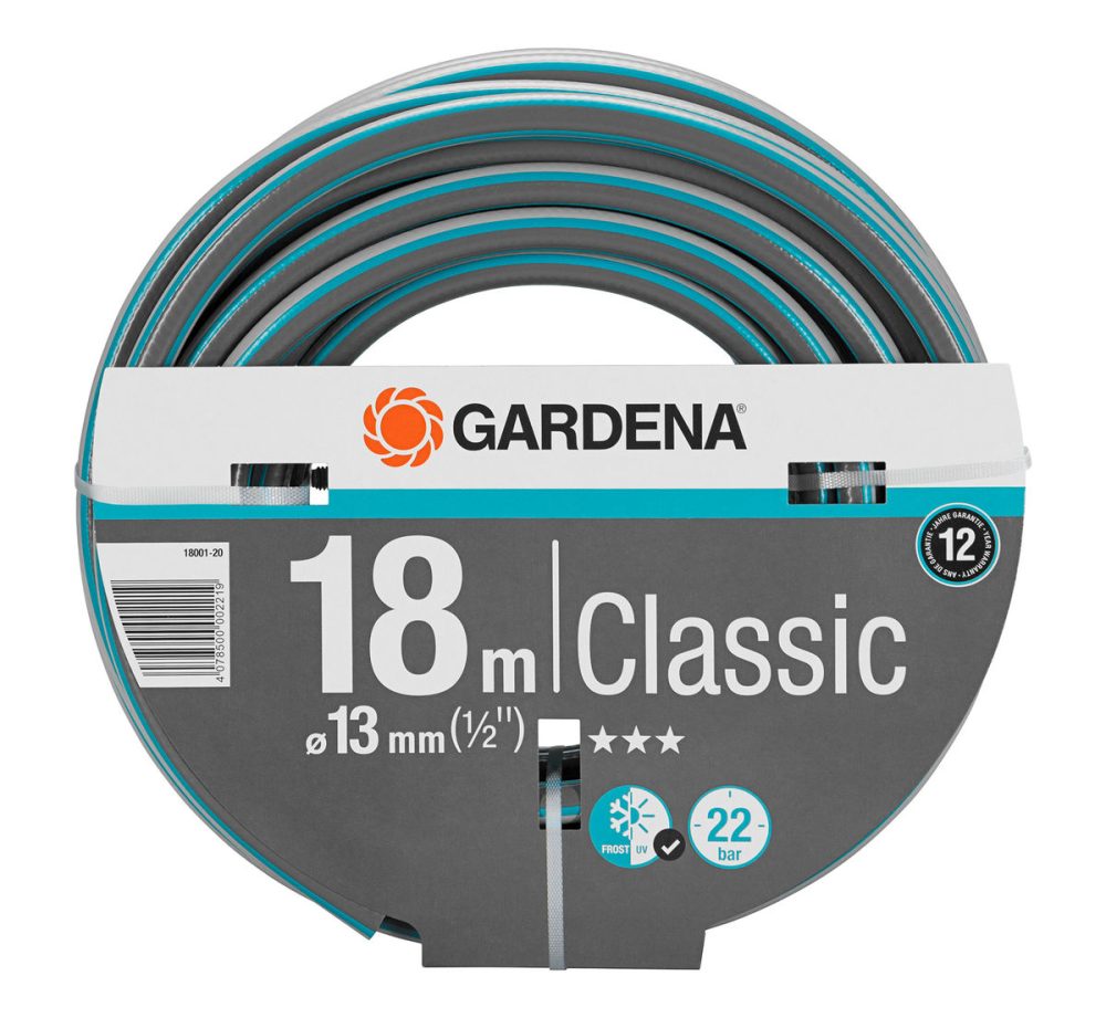 Gardena 18001-20 Classic - Schlauch (Grau/Blau)