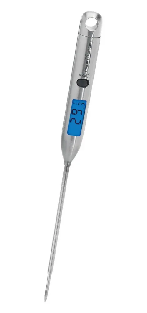 ProfiCook DHT 1039 Thermometer – Holzkohle/Briketts/Grill Anzünder – edelstahl / schwarz