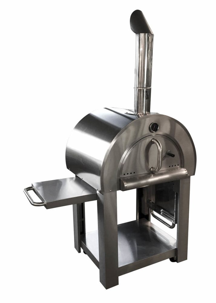 Nouvel Fuego Pizzaofen – Holzkohlegrill/Kohlegrill – edelstahl