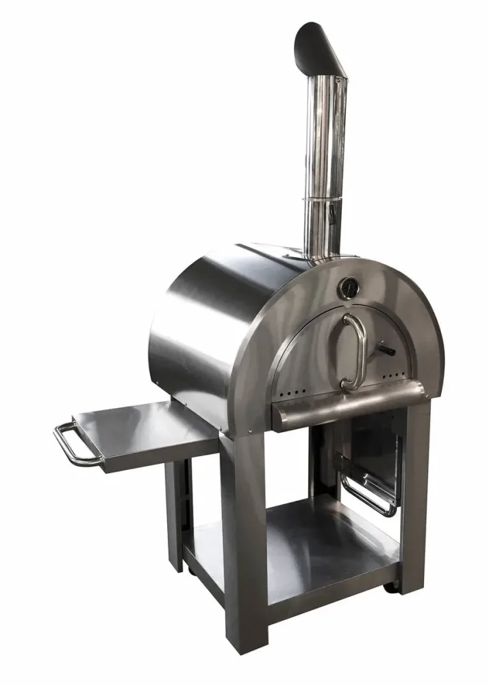 Nouvel Fuego Pizzaofen – Holzkohlegrill/Kohlegrill – edelstahl