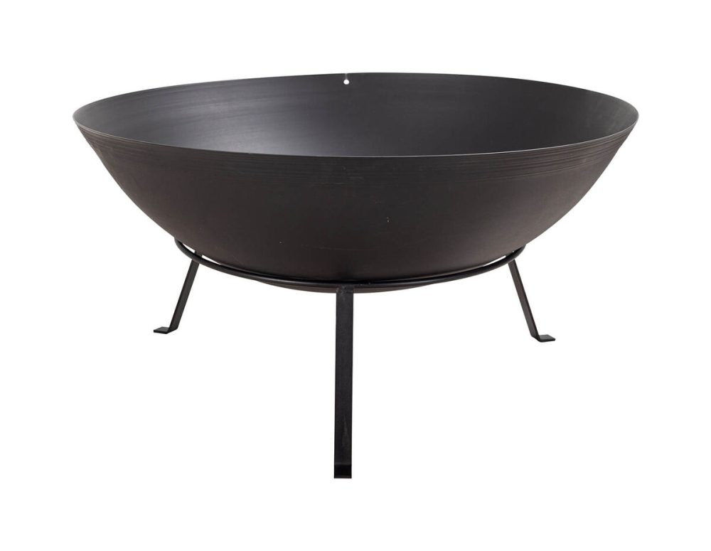 Nouvel Blacky Feuerschale schwarz inkl. Fuss Ø 70 cm