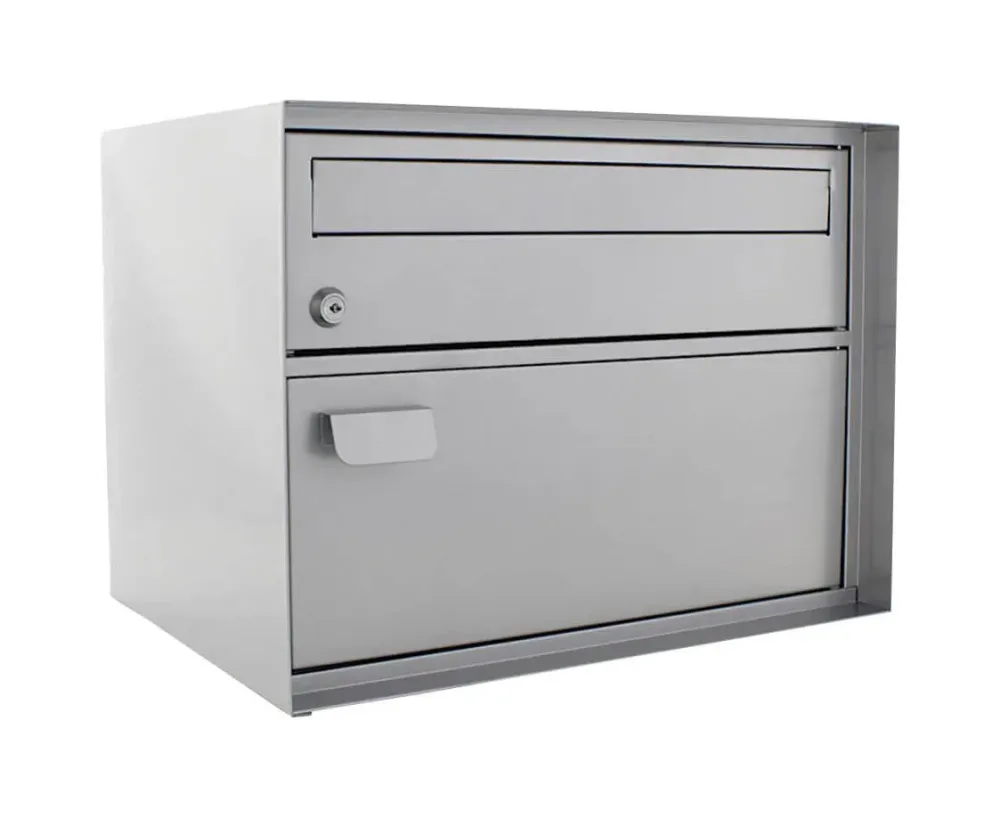 Rottner Briefkasten Swiss Mailbox Edelweiss silber