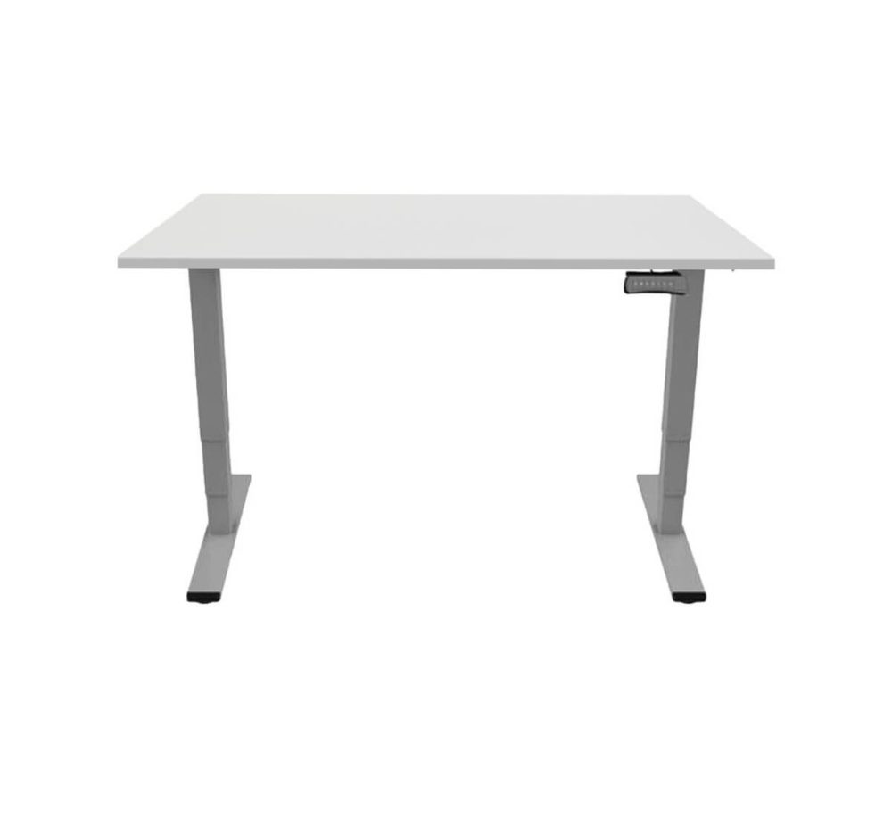Contini höhenverstellbarer Bürotisch RAL 7045 1.8x0.8m grau