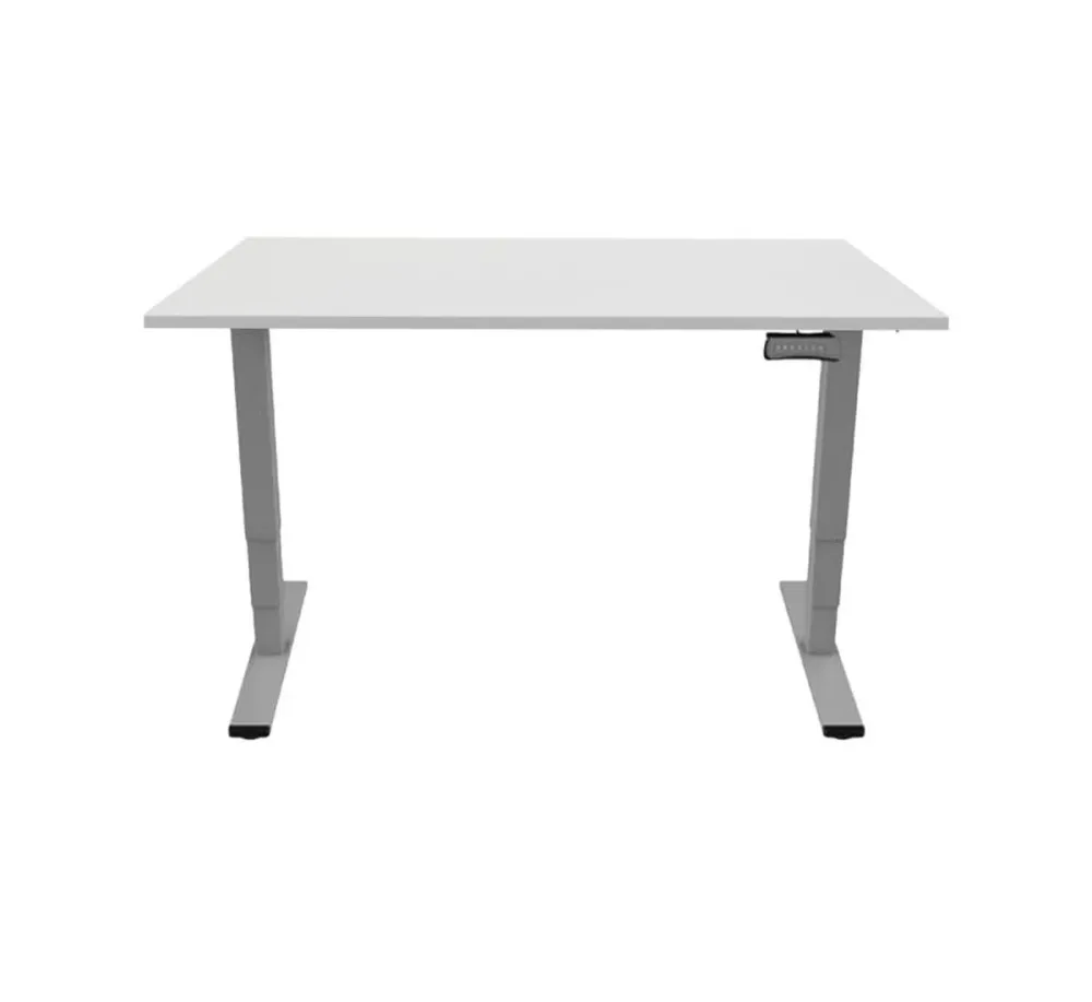 CONTINI, Unsere Neuheiten, Contini höhenverstellbarer Bürotisch 2.0x0.9m grau / Gestell grau RAL 7045, Produkte & Wohnen