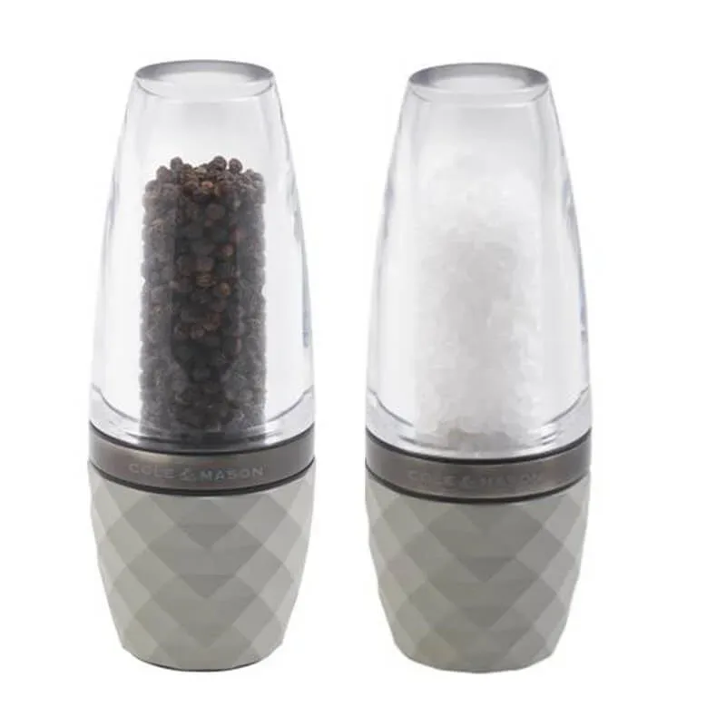 COLE & MASON City Concrete Pfeffermühle/Salzmühle 165mm grau-silber