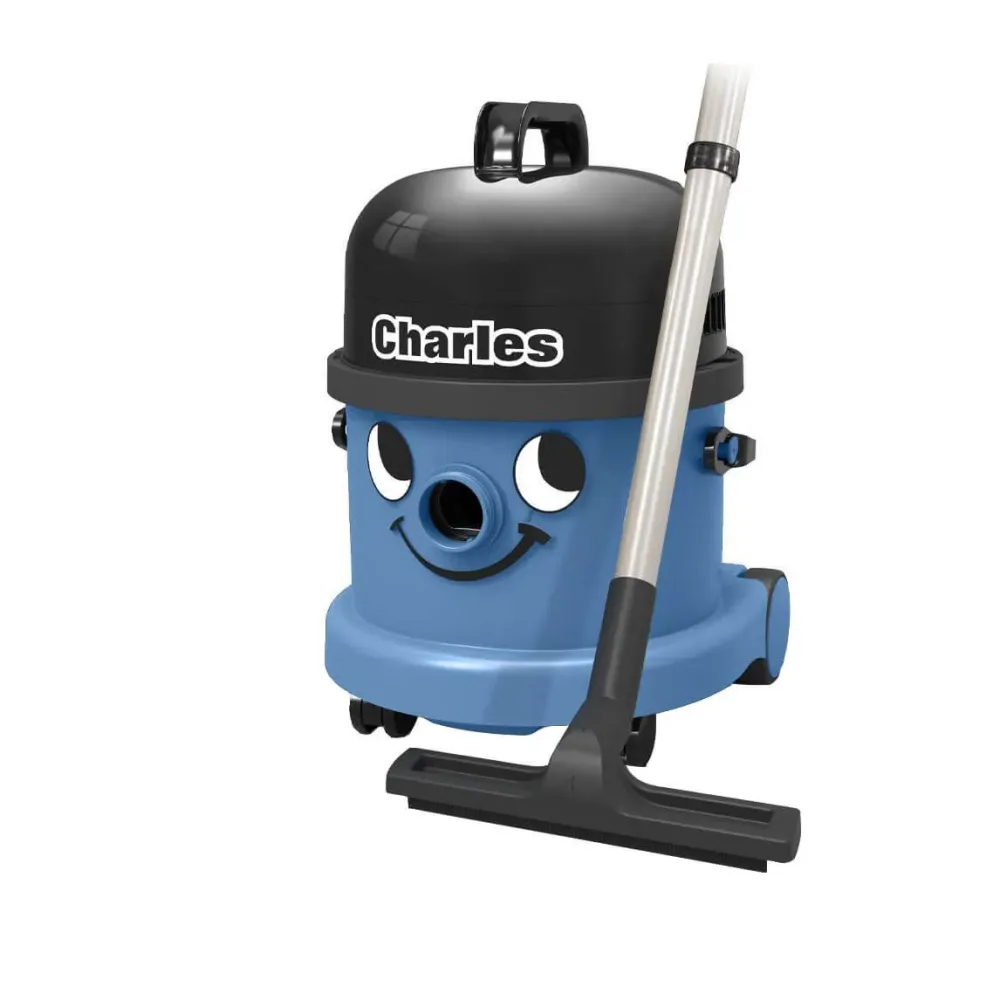 Numatic Charles CVC370 Nass- und Trockensauger – Staubsauger mit Beutel – blau