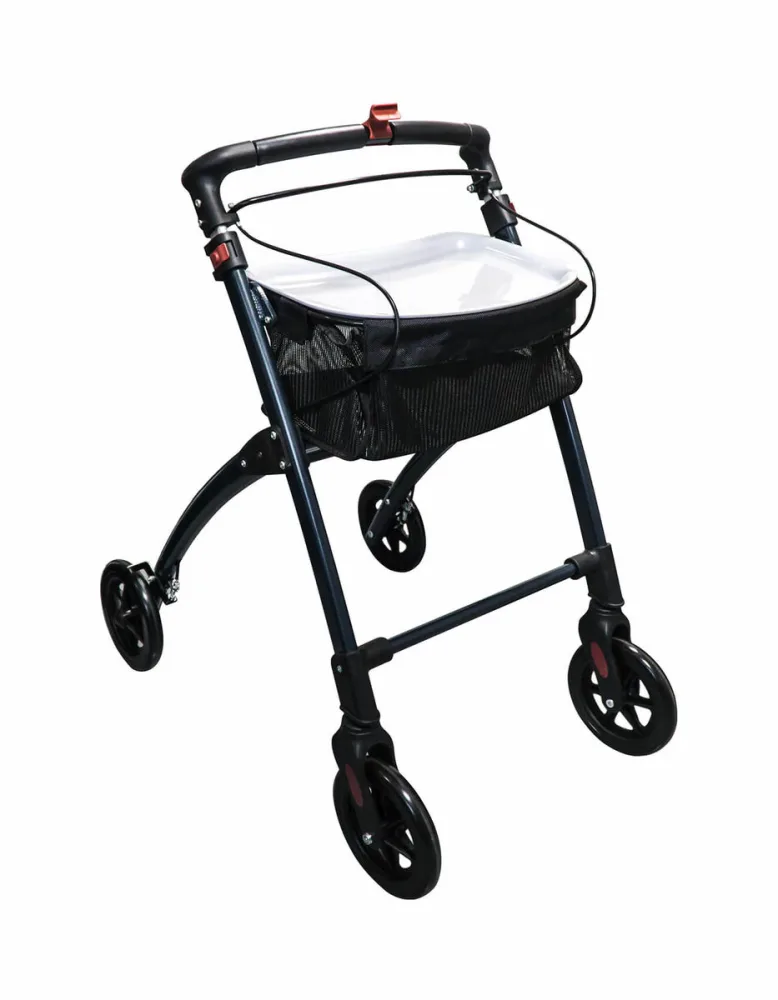 Ridder Pit Wohnraum Rollator Aluminium dunkelgrau