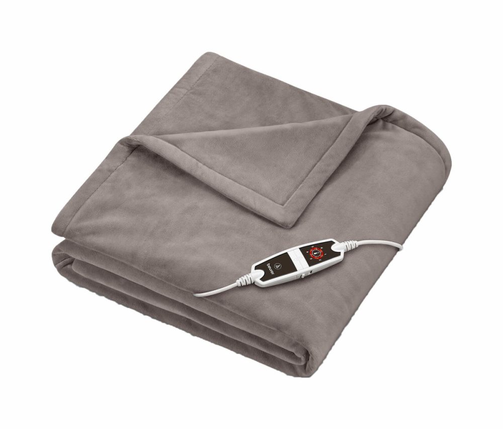 beurer - HD 150 - Cosy Taupe XXL Wärmezudecke, Taubengrau, One Size