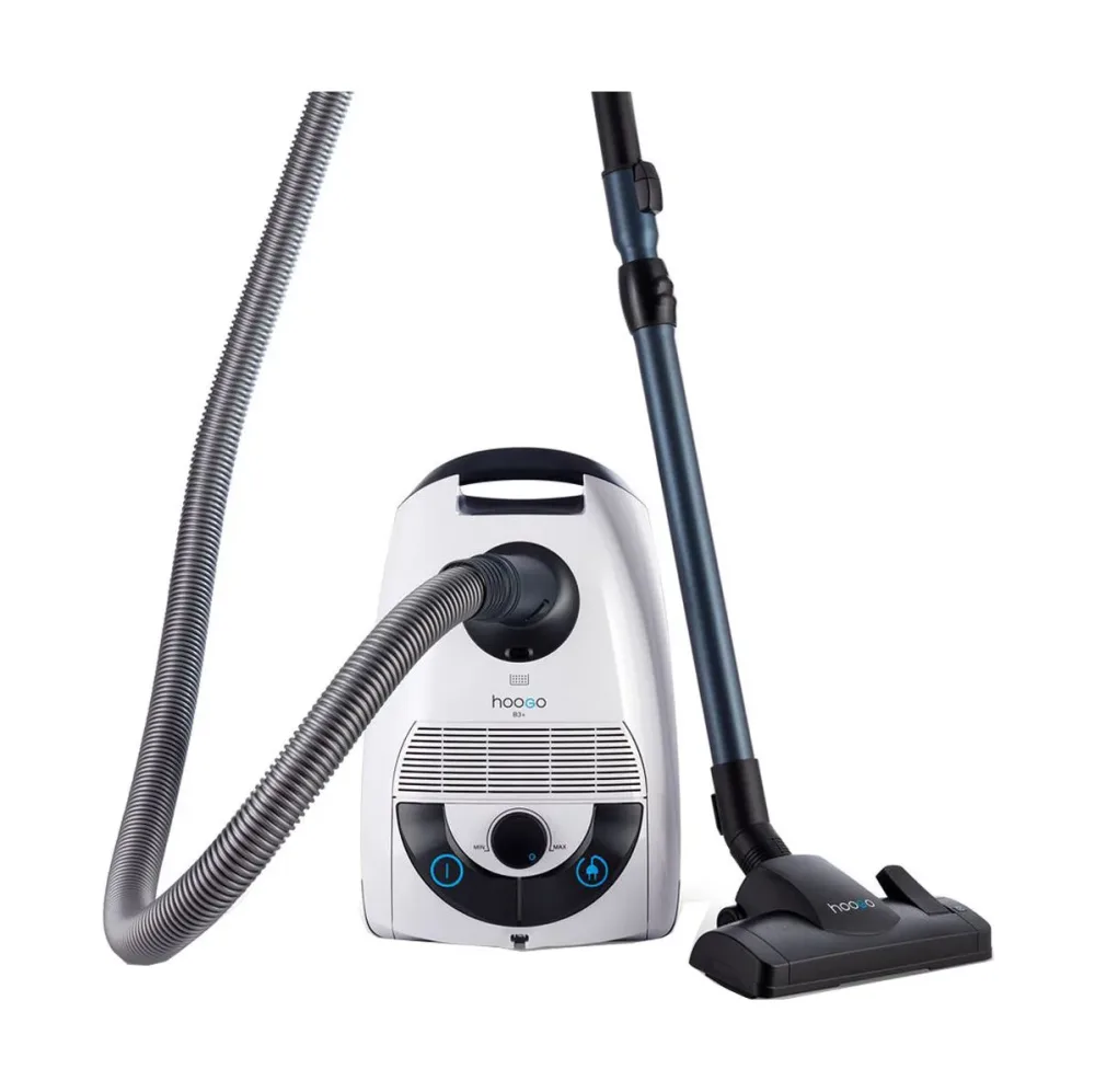 Hoogo B3+ Beutel-Staubsauger – Staubsauger mit Beutel – weiss
