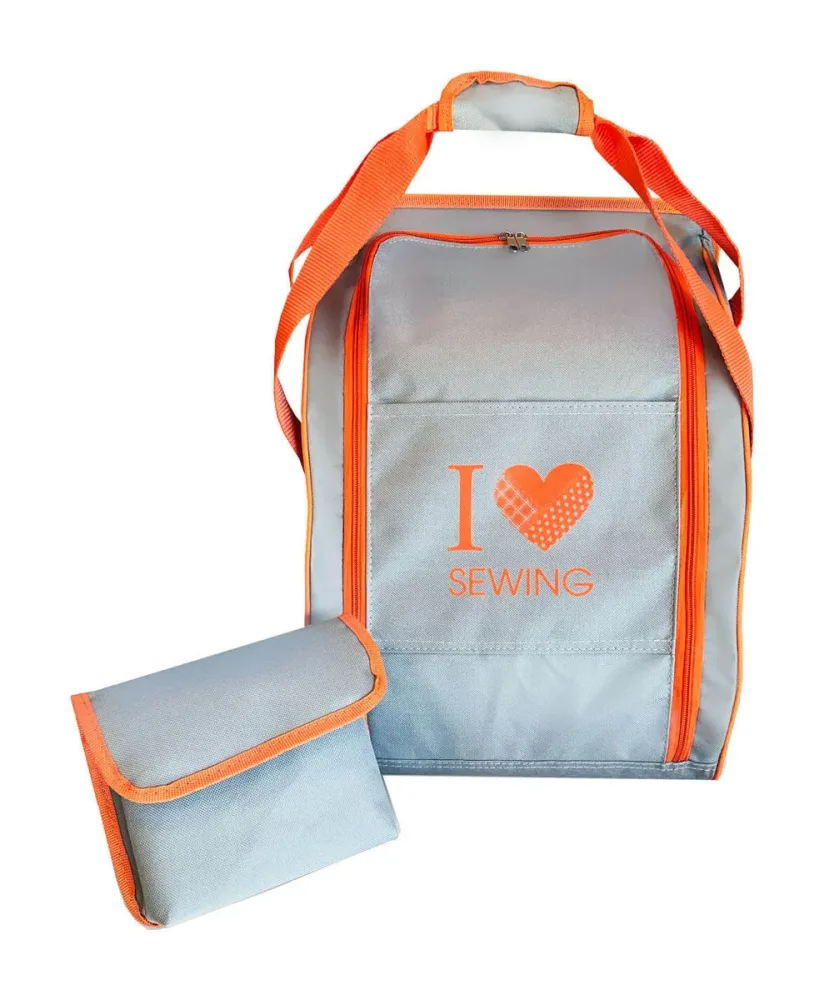 Veritas Overlock Tasche grau orange Overlock-Tasche – Bügeln Zubehör/Nähen Zubehör