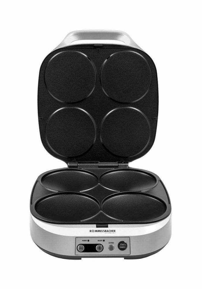 Rommelsbacher PC 1800 Pancake Maker – Crepes Maschine/Crepes Maker – silber