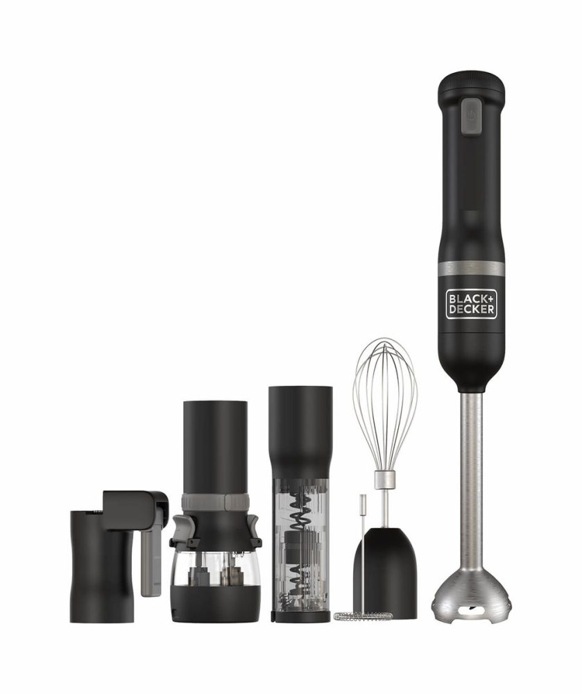 Black Decker Kitchen Wand Stabmixer 6er-Set schwarz
