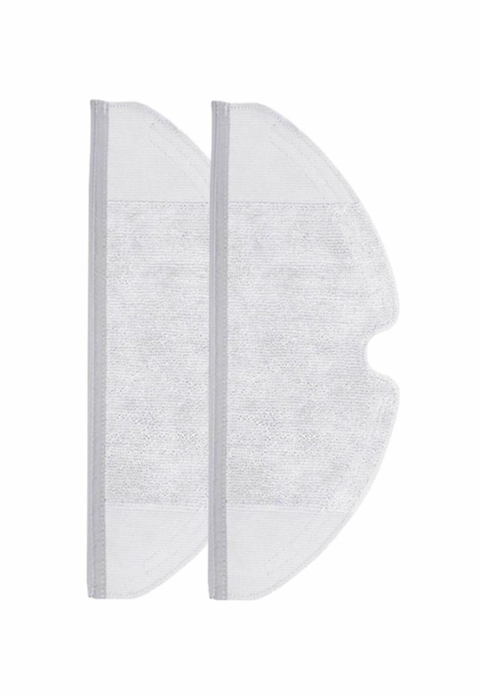 Homava Mop Bezug für Roborock S5 - S7 - 2Stk Mop-Bezug – Staubsauger Roboter Zubehör – weiss