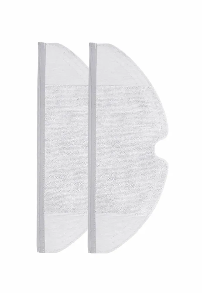 Homava Mop Bezug für Roborock S5 - S7 - 2Stk Mop-Bezug – Staubsauger Roboter Zubehör – weiss