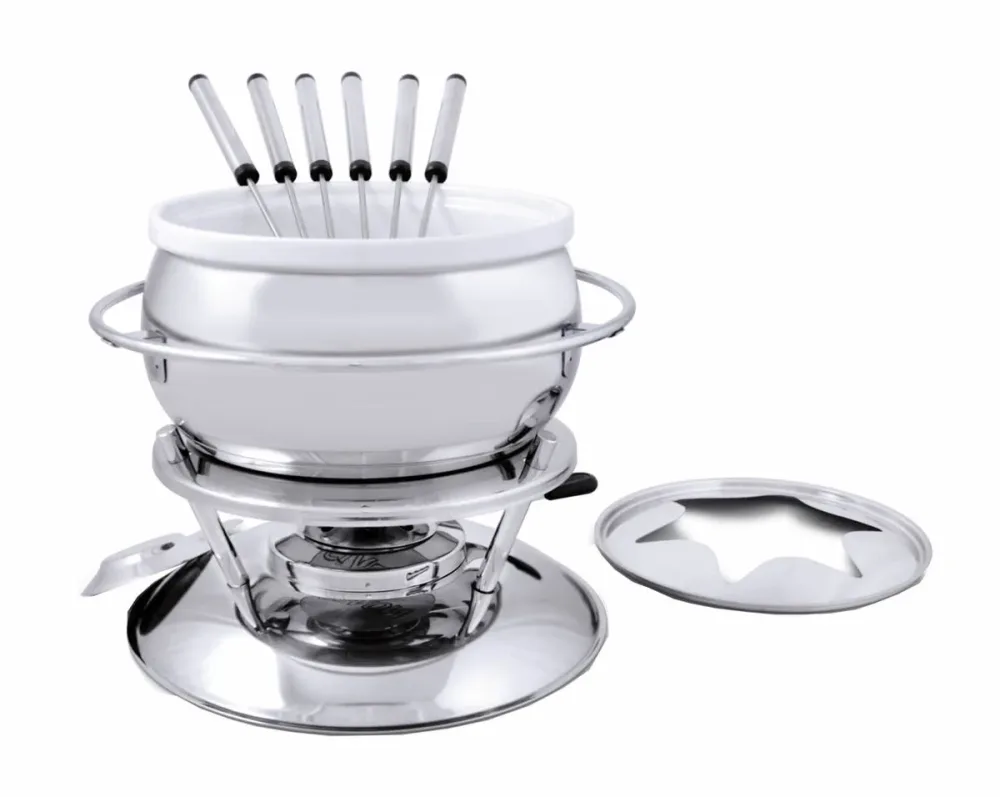 Swissmar Züri Edelstahl-Fondue-Set 11-tlg