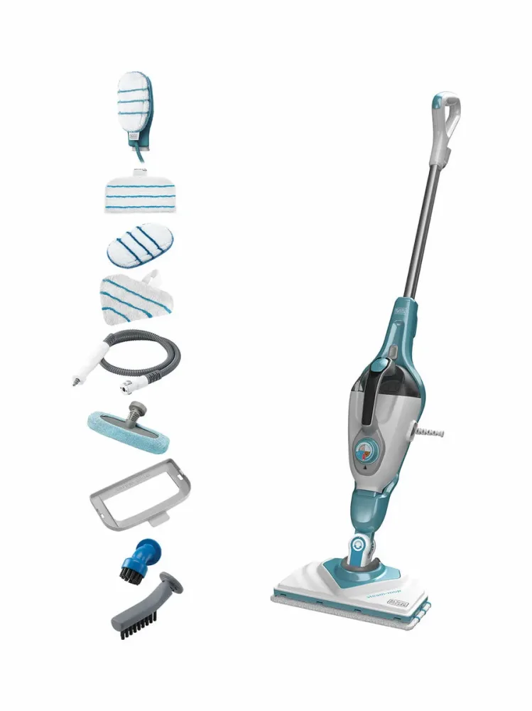 Black Decker BHSM166DSM-QS Dampfbesen – Dampfreiniger – weiss