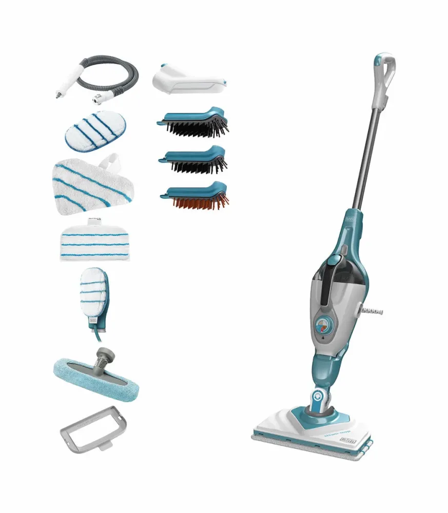 Black Decker BHSM168DSM-QS Dampfbesen – Dampfreiniger – weiss