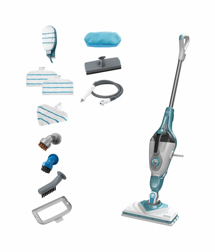 Black Decker BHSM169DSM-QS Dampfbesen – Dampfreiniger – weiss