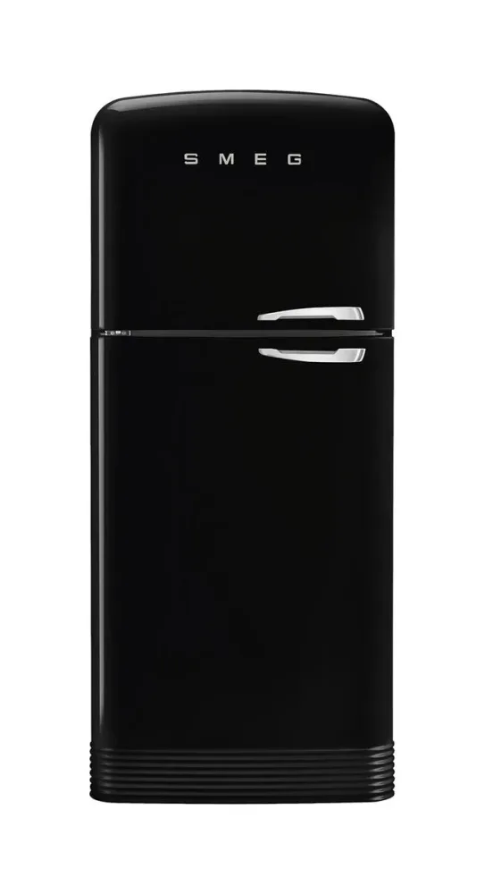 Smeg FAB50LBL5 Kühl-Gefrierkombination – Kühlschrank mit Gefrierfach freistehend – schwarz