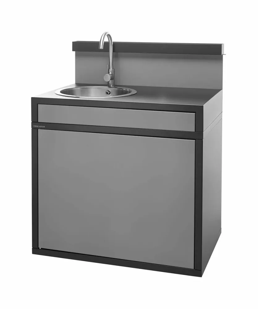 Forge Adour Aussenküche SEAF NG Schwarz/Grau