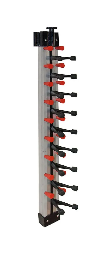 ProChef Wand-Tellerstapler 9 Teller – Gastro Inventar/Gastro Einrichtungen – schwarz / grau