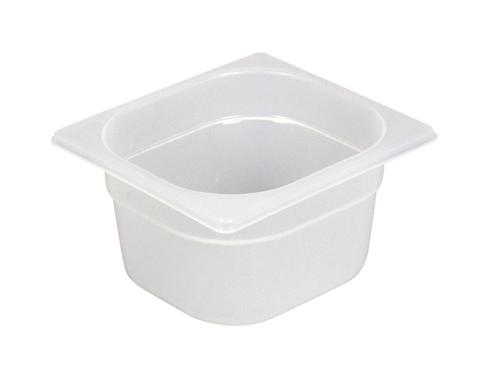 ProChef GN-Behälter 1/6 100 mm transparent weiss – GN-Behälter/Gastronormbehälter