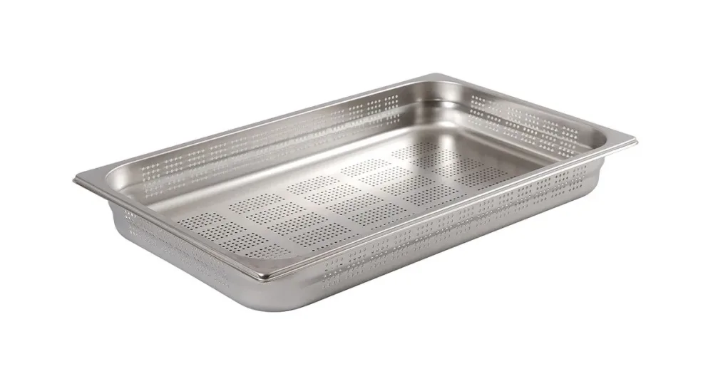 ProChef GN-Behälter gelocht 1/1 65 mm glänzend – GN-Behälter/Gastronormbehälter – chromnickel-stahl