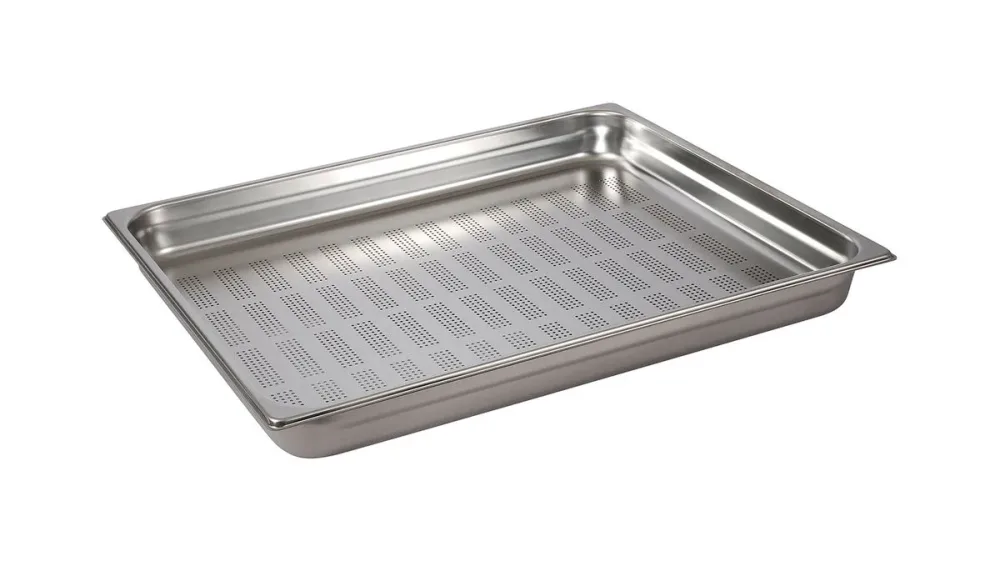 ProChef GN-Behälter gelocht 2/1 65 mm glänzend – GN-Behälter/Gastronormbehälter – chromnickel-stahl