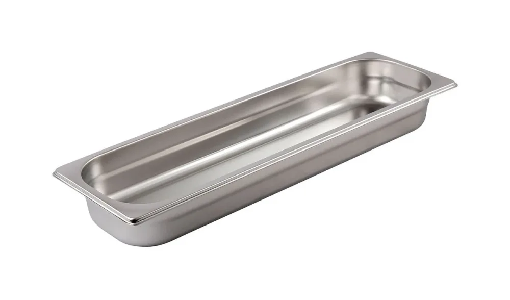 ProChef GN-Behälter 2/4 glänzend 65 mm – GN-Behälter/Gastronormbehälter – chromnickel-stahl