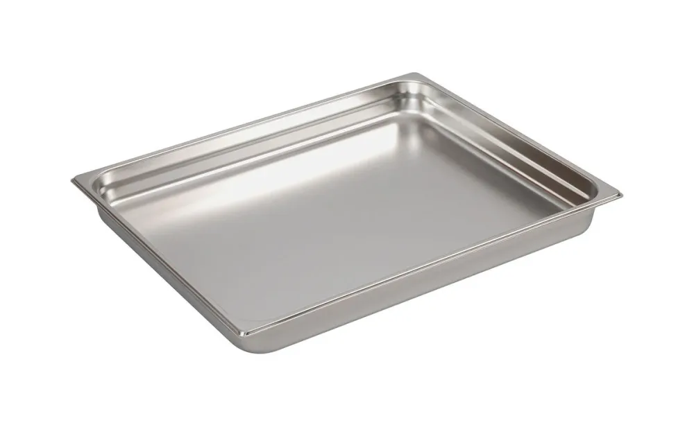 ProChef GN-Behälter 2/1 glänzend 65 mm – GN-Behälter/Gastronormbehälter – chromnickel-stahl