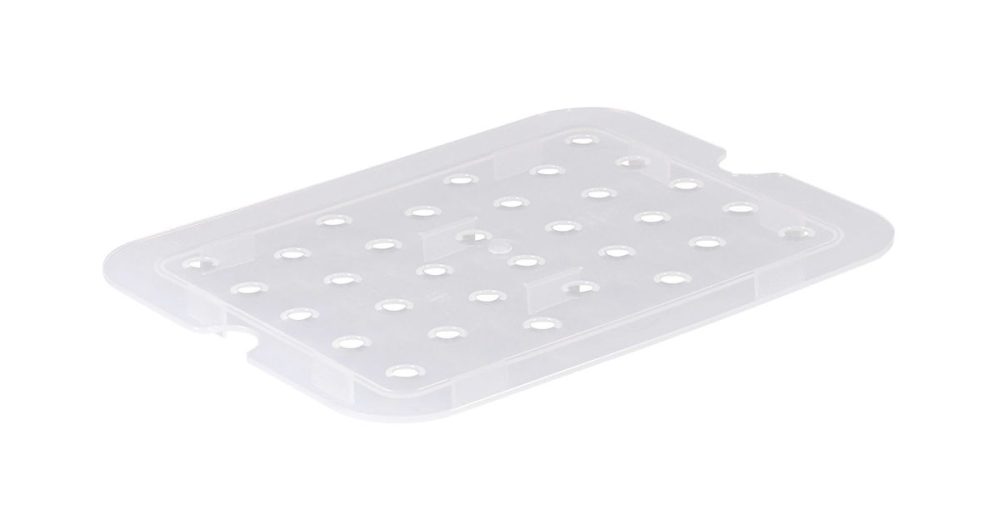 ProChef GN-Einlege Boden 1/2 transparent weiss Einlege Boden für Behälter – GN-Behälter/Gastronormbehälter