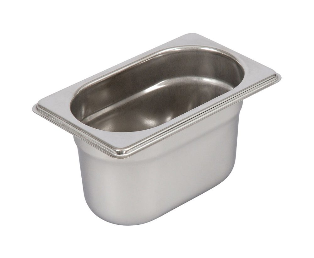 ProChef GN-Behälter glänzend 1/9 100 mm – GN-Behälter/Gastronormbehälter – chromnickel-stahl