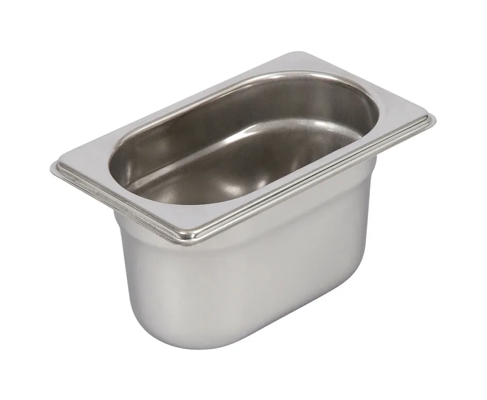 ProChef GN-Behälter glänzend 1/9 100 mm – GN-Behälter/Gastronormbehälter – chromnickel-stahl
