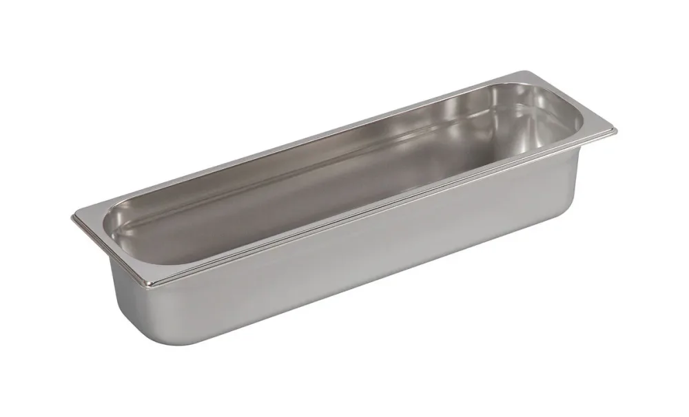 ProChef GN-Behälter glänzend 2/4 100 mm – GN-Behälter/Gastronormbehälter – chromnickel-stahl