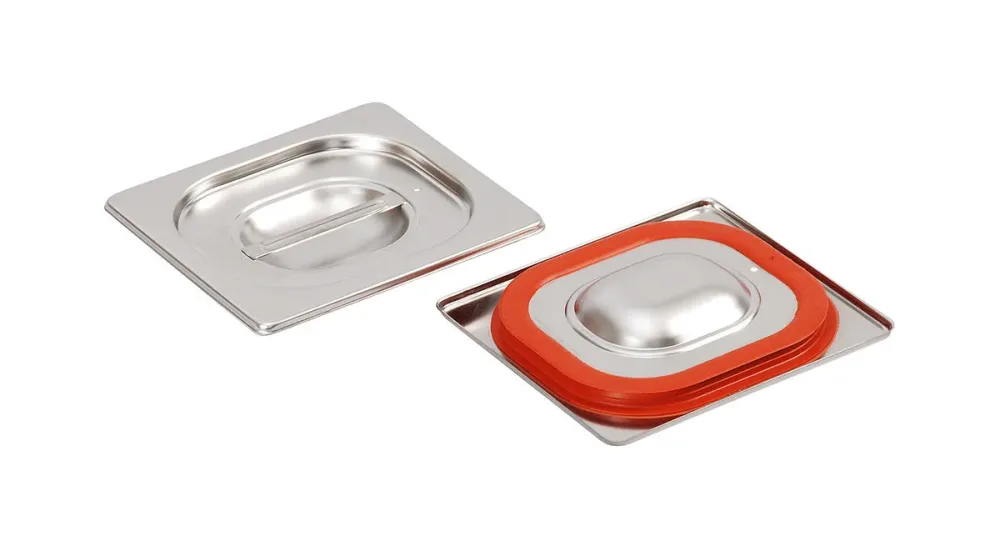 ProChef GN-Steck Deckel 1/6 glänzend Deckel für Behälter – GN-Behälter/Gastronormbehälter – chromnickel-stahl