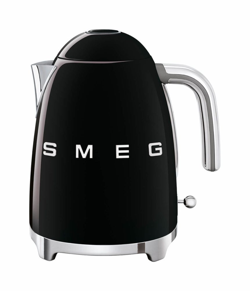 smeg - Wasserkocher 1,7l KLF03BLEU, Schwarz, 1.7L