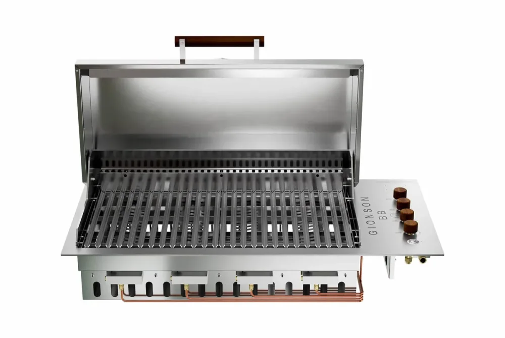 Gionson BBQ 1054 Einbaugrill Einbau-Gasgrill – edelstahl