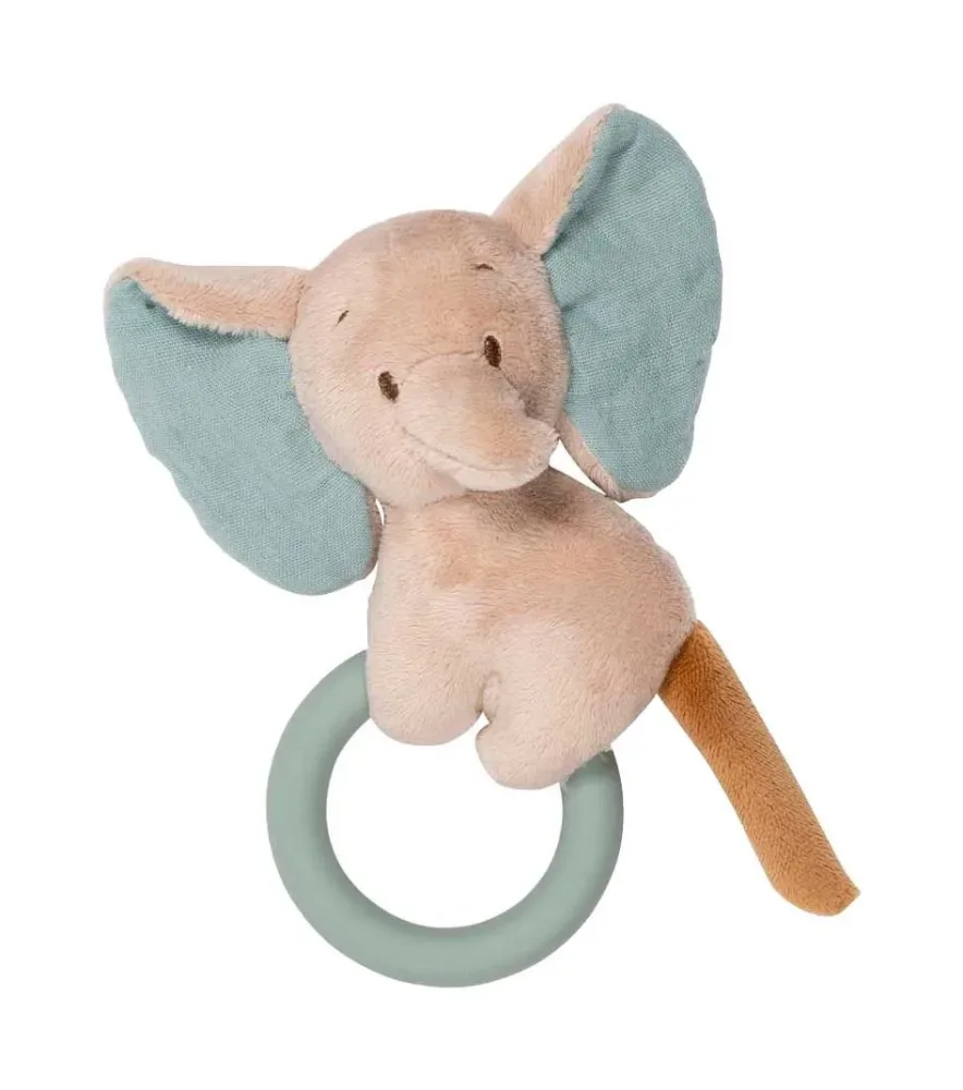 Nattou Luna & Axel Beissring mit Silikon Elefant Axel
