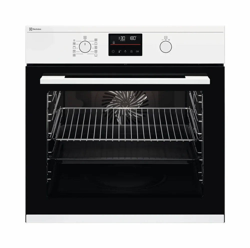 Electrolux EB6L40XWE Einbau Backofen 60cm – Einbau Backofen 60 cm – schwarz / weiss