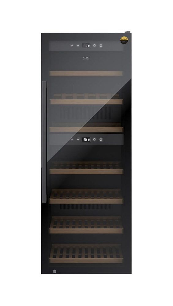 Caso WineExclusive 126 Smart Weinkühlschrank – Weinkühlschrank freistehend – schwarz