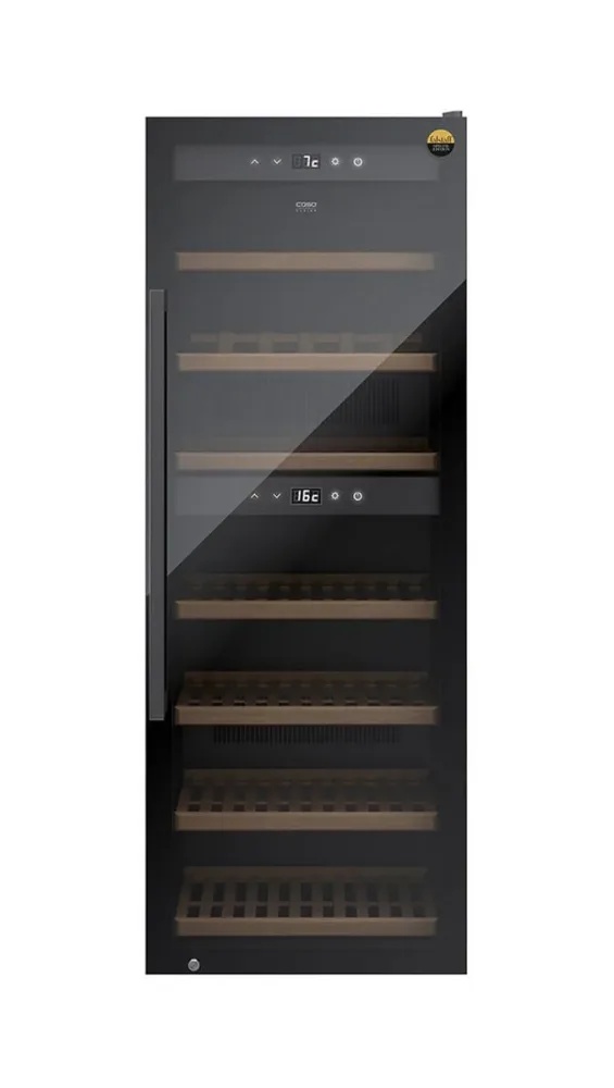 Caso WineExclusive 126 Smart Weinkühlschrank – Weinkühlschrank freistehend – schwarz
