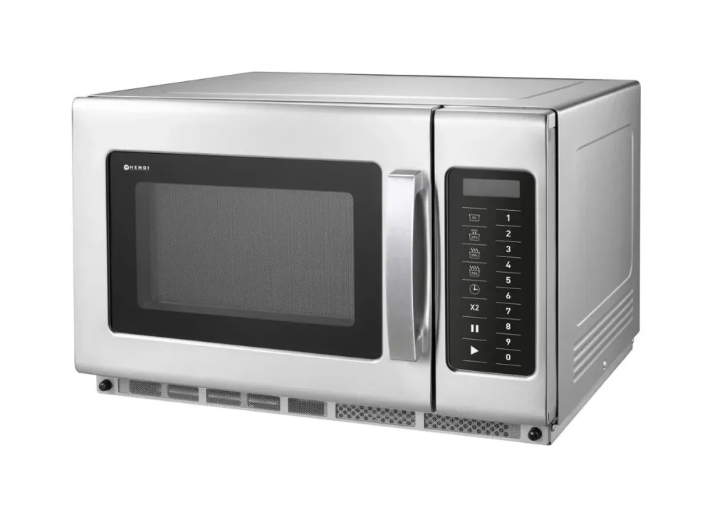 Hendi 281369 Mikrowelle – Gastro Backofen/Gastro Kochfeld/Gastro Mikrowelle – edelstahl