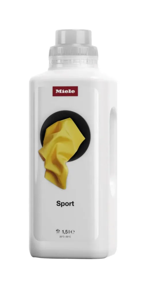Miele WA SP 1501 L Sport 1,5 l perfekt für Sport- und Funktionskleidung. – Waschmittel/Duftflacon