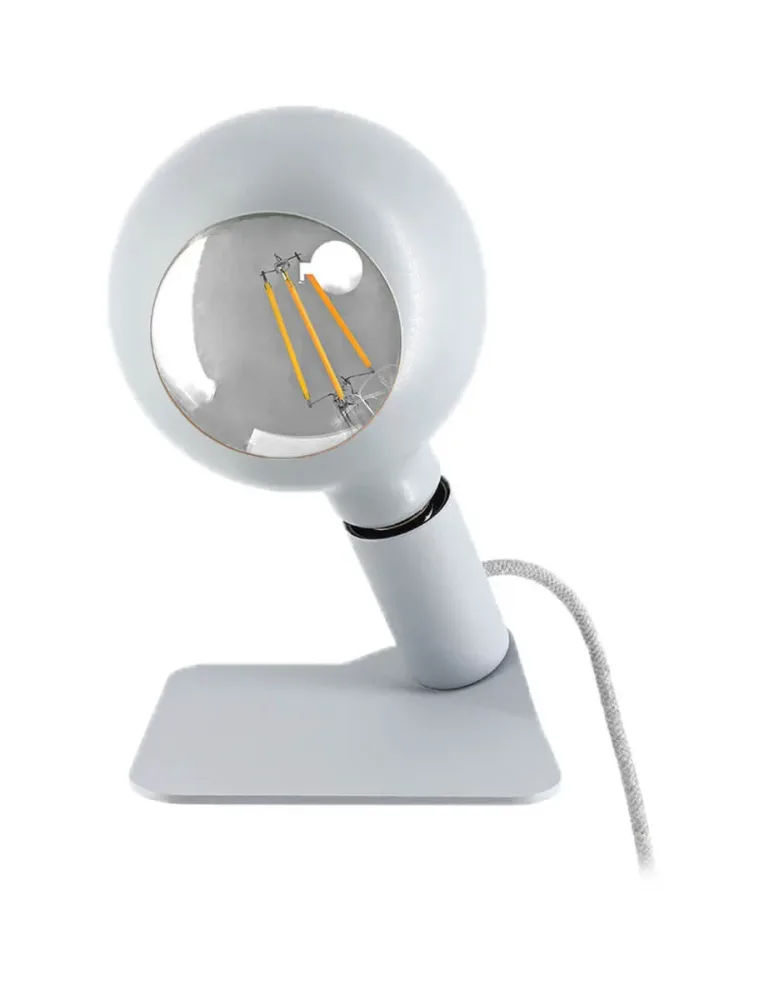 Filotto Iride Tischlampe Grau