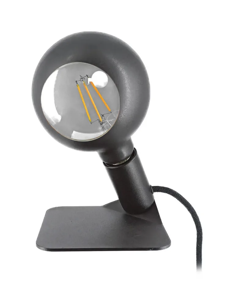 Filotto Iride Tischlampe Schwarz