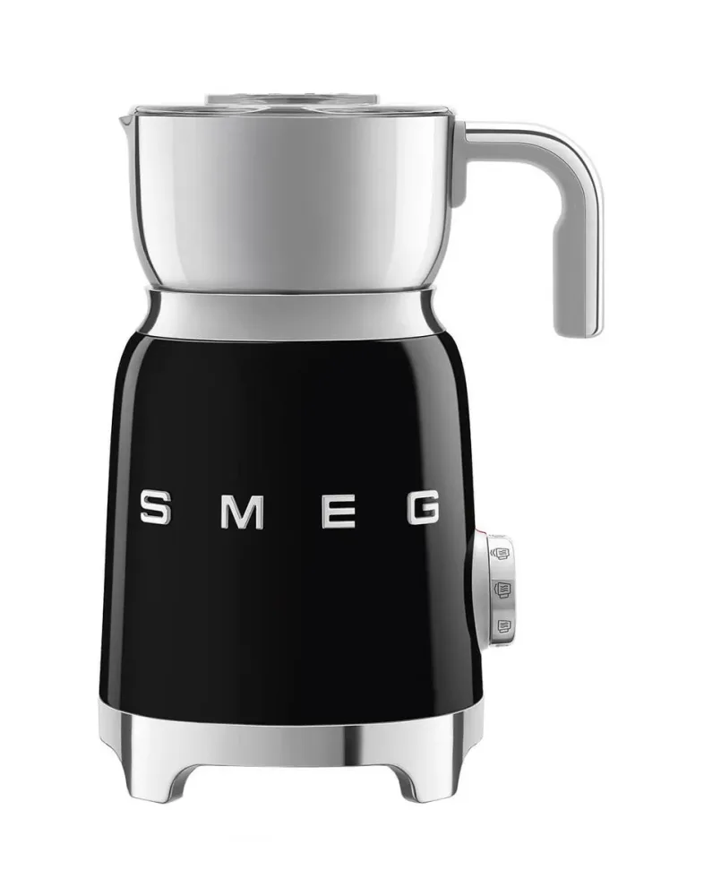 smeg - Induktion-Milchaufschäumer MFF11BLEU, Schwarz, 0.6l