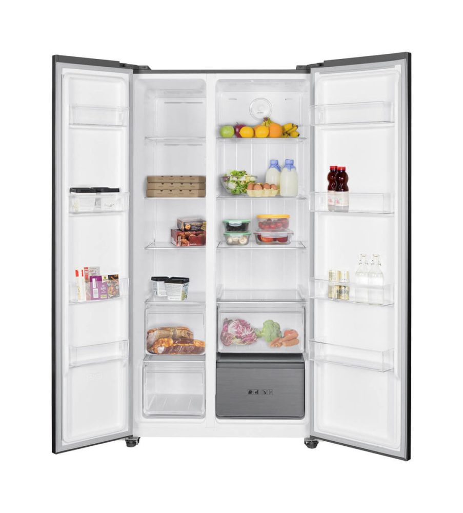 Kibernetik - kühlschrank SBS532, One Size, Grau
